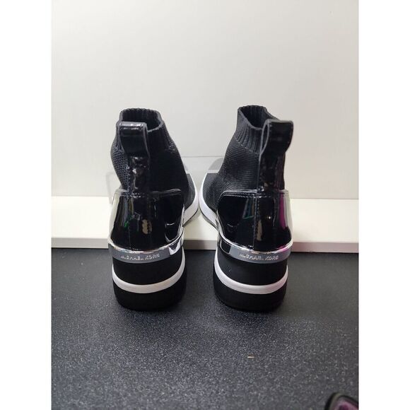 MICHAEL Michael Kors Skyler Wedge Bootie Sock Sneakers Size 6.5 - Picture 3 of 8